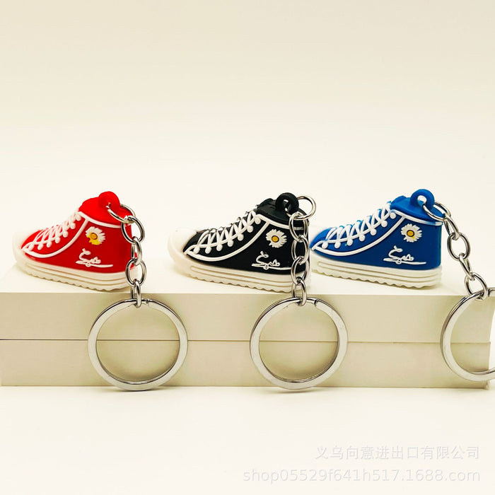 Wholesale PVC Cartoon Daisy Shoe Keychain JDC-KC-XiangY061