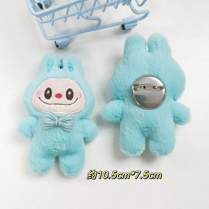 Wholesale Cute Cartoon Doll Squeaky Plush Pendant Keychain Bag Accessories Small Gift