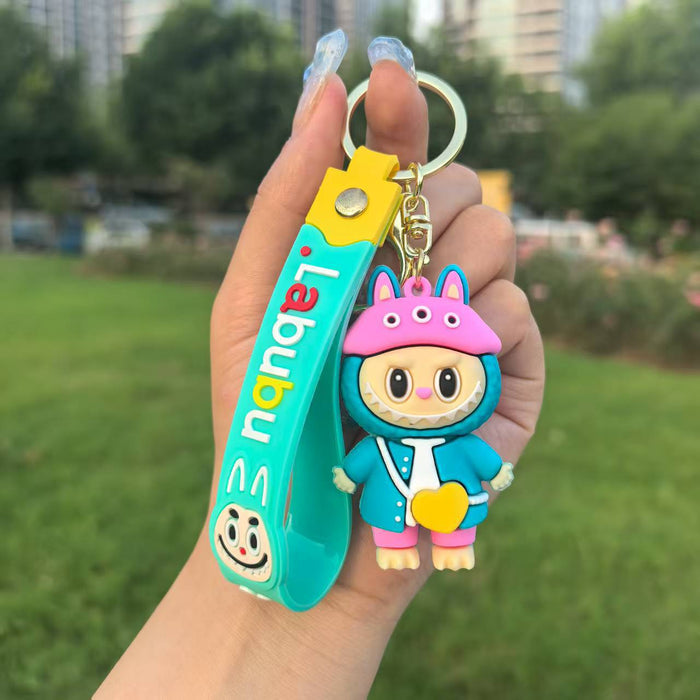 Wholesale Couple keychain little sheep pendant doll cute bag pendant