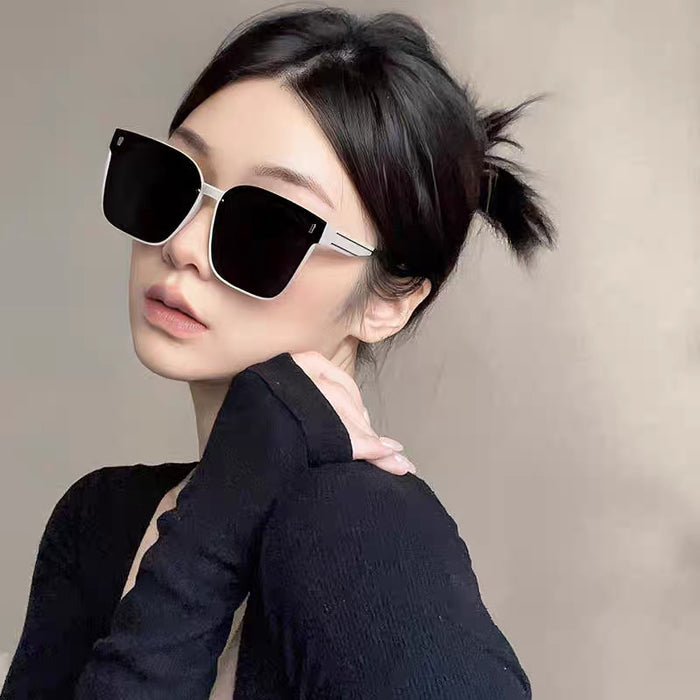 Wholesale New high-end sunscreen UV sunglasses slimming glasses sunglasses