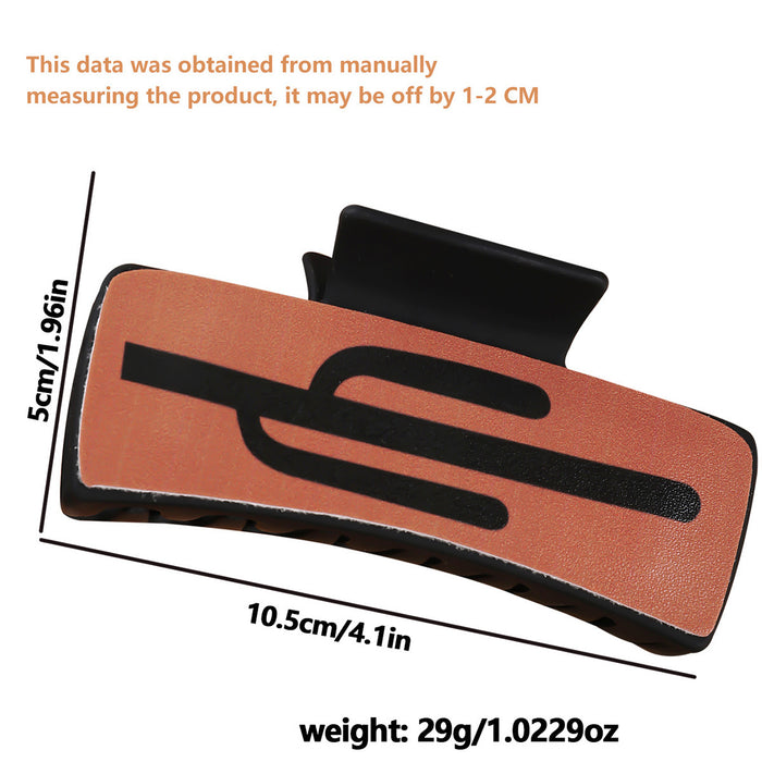 Wholesale Black Cactus square Hair Clips