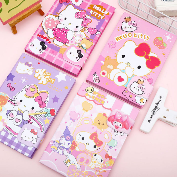 Wholesale A5 Hardcover Cute Cat Cartoon Notebook With Magnetic Closure Colored Pages For Student Office
