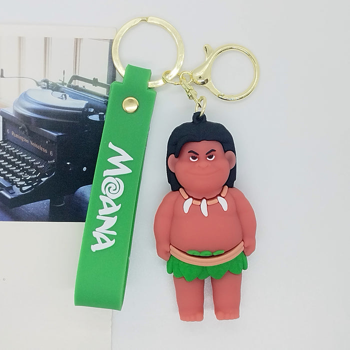 Wholesale creative cartoon ocean strange edge key chain pendant bag car key chain accessories gift