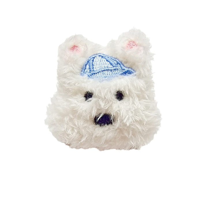 Wholesale Cartoon West Highland Terrier Plush Doll Accessory Cute Puppy Doll Brooch Hair Accessory Mobile Phone Case Accessory