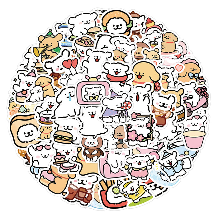 Wholesale 105PCS Cartoon Graffiti Decorative Refrigerator and Skateboard Personality Stickers