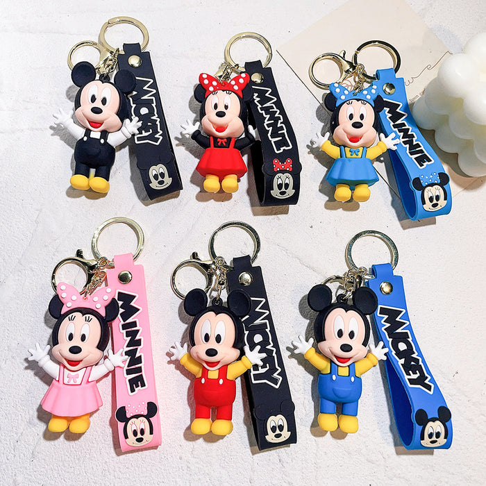 Wholesale Cartoon Silicone Doll Keychain JDC-KC-QiChao015