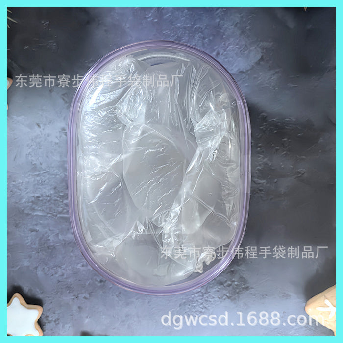 Wholesale 15CM Doll Bag Double Zipper Thickened PVC Transparent Waler Bag