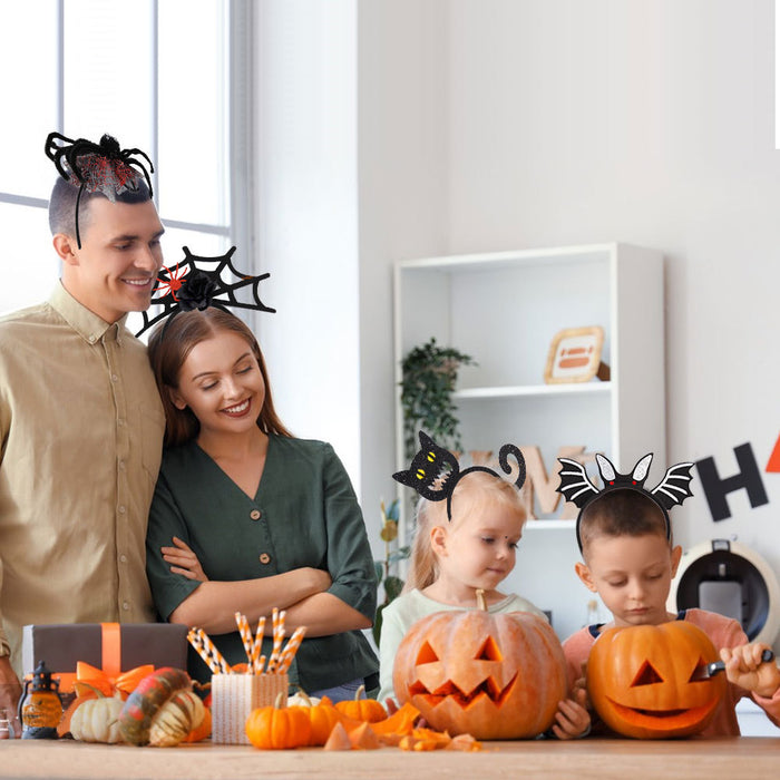 Wholesale Plastic Headband Pumpkin Witch Hat Hair Hoop For Party Celebrations