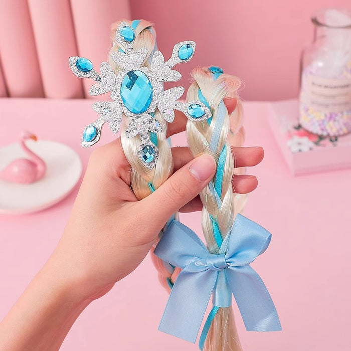 Wholesale Performance headband headband crown baby wig long braid headband