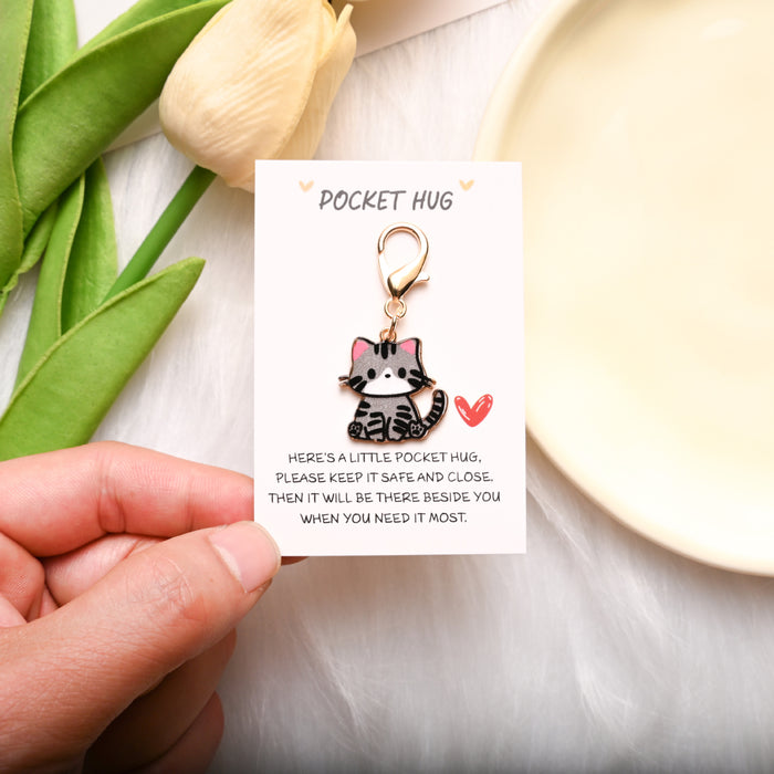 Wholesale Cute and able cartoon cat keychains