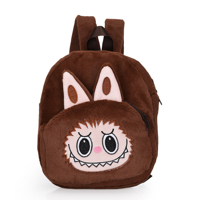Wholesale Cartoon  Children' s Plush Toy Backpack Cute Cartoon Doll Backpack