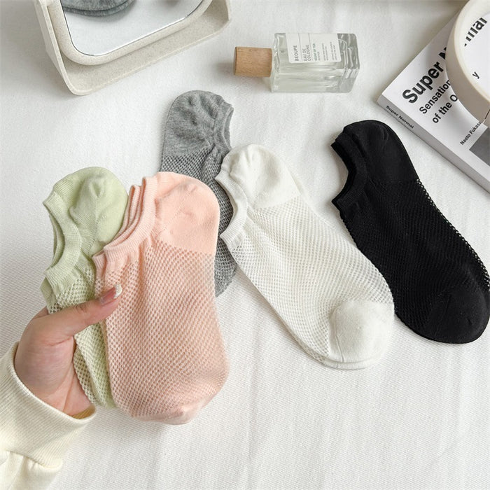 Wholesale Mesh socks, short socks, thin, shallow cut, non slip, non slip, breathable, invisible boat socks