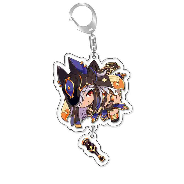 Wholesale Anime peripheral Yuan acrylic keychain accessory