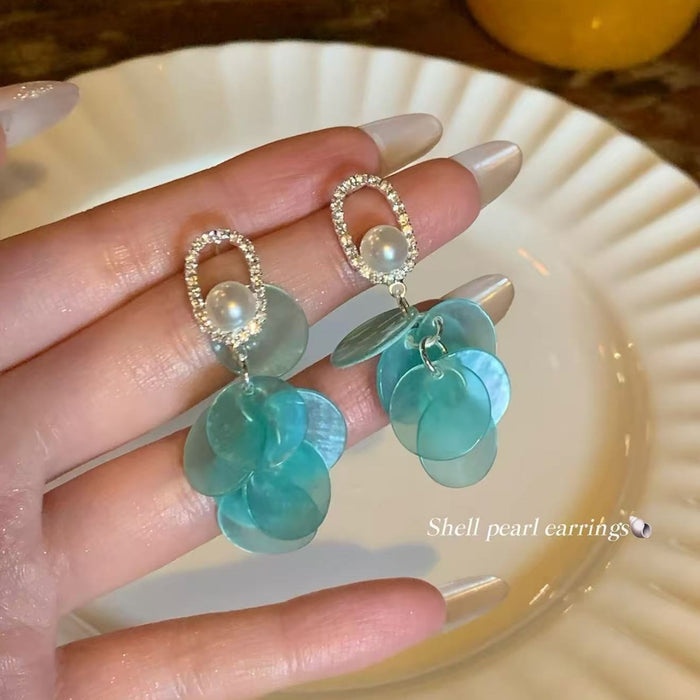 Wholesale Grape Theme Acrylic Earrings - Summer Fashion Jewelry Accessory Gift