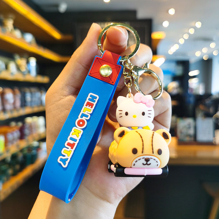 Wholesale Cartoon Silicone Doll Keychain JDC-KC-Tingm300