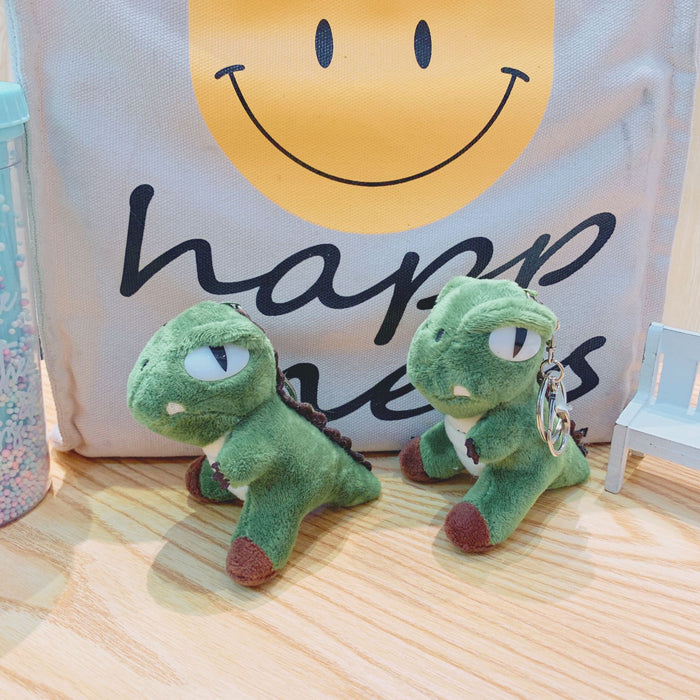 Wholesale Cartoon Plush Dinosaur Pendant Cute School Bag Keychain Hanging Ornaments Doll Doll Key Chain Gift Ornaments