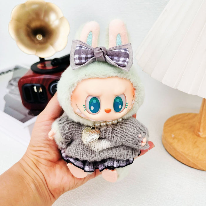 Wholesale Sitting Star Doll Pendant Knitted Sweater Decoration Accessories Toy Clothes