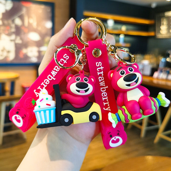 Wholesale Rubber Cartoon Doll Keychain JDC-KC-Tingm191