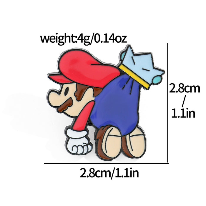 Wholesale Cartoon Cute  Brooch Metal Badge Accessories Pin Decoration