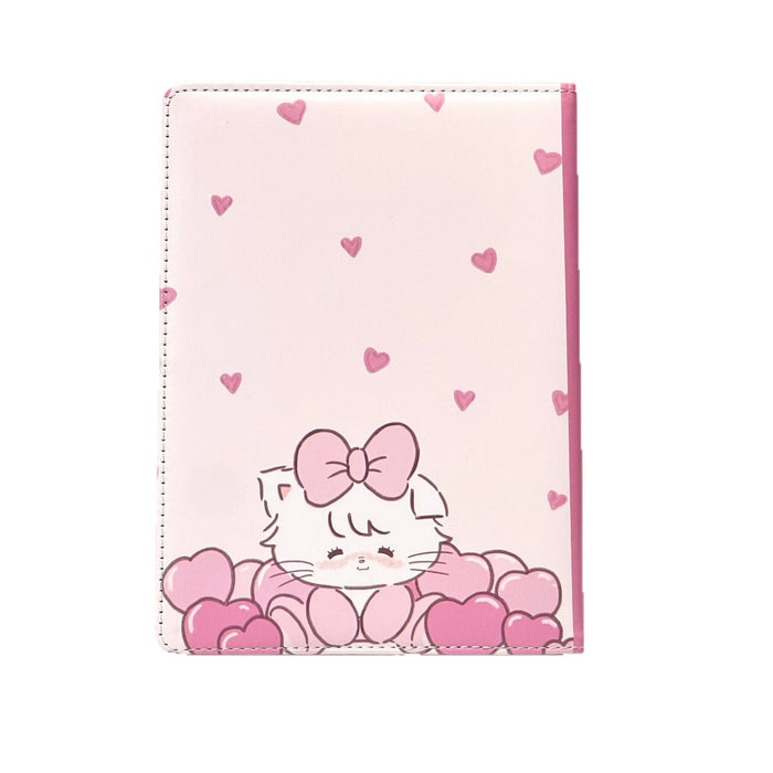 Wholesale Cute Pink Cartoon A5 Notebook Extra Thick Lined Journal PU Leather Cover Stylish Diary