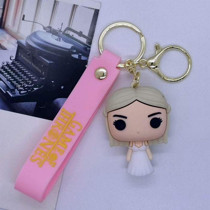 Wholesale Creative Cartoon Right Game Keychain Pendant Bag Car Keychain Accessories