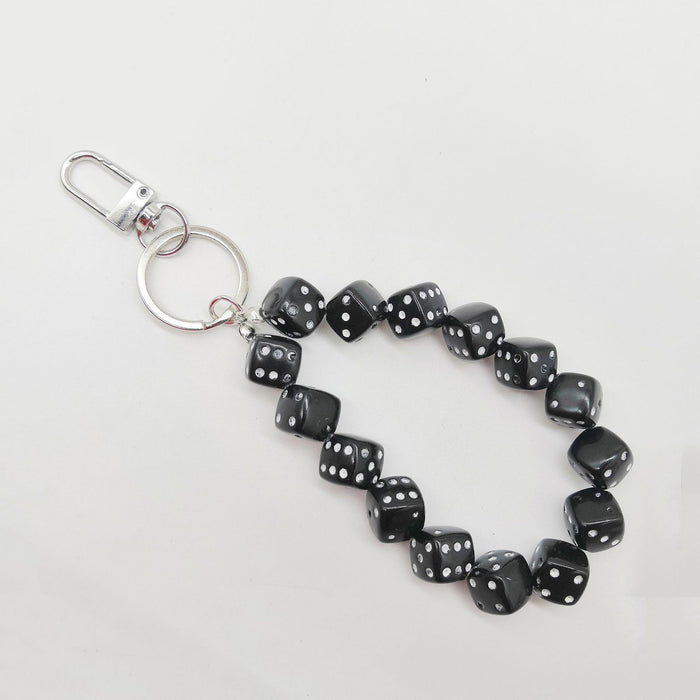 Wholesale Simple Alloy Door Buckle Black 8 Lanyard ins Mobile Phone Chain Keychain Pendant Bag Lanyard Accessories