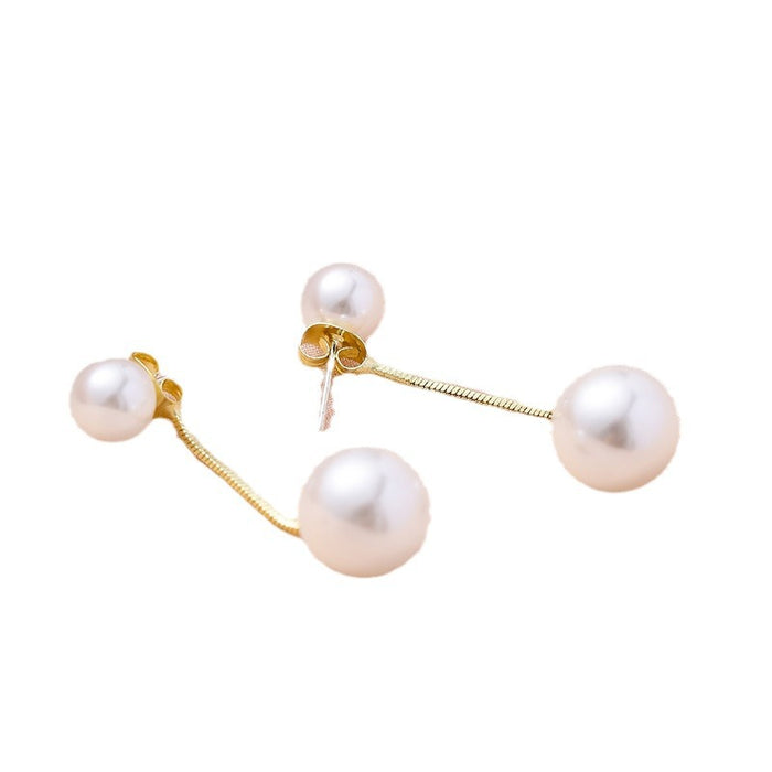 Wholesale Pearl earrings with temperament, earrings with personality, versatile pendant accessories