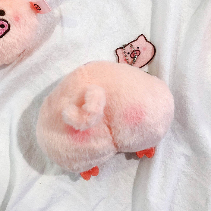 Wholesale Pig Nose Plush Coin Purse Cute Mini Butt Cartoon Headphone Bag Keychain Small Pendant