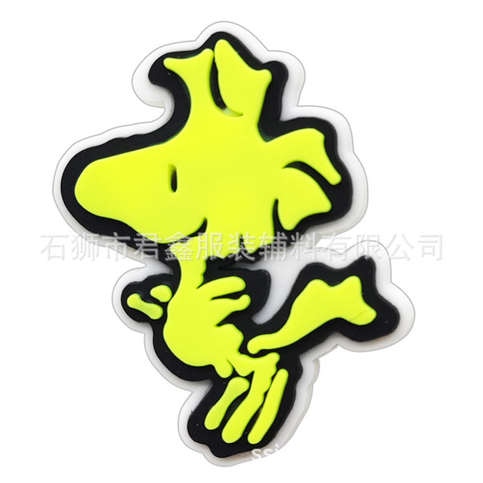 Wholesale 50pcs hole shoes soft rubber decorative buckle shoe accessories