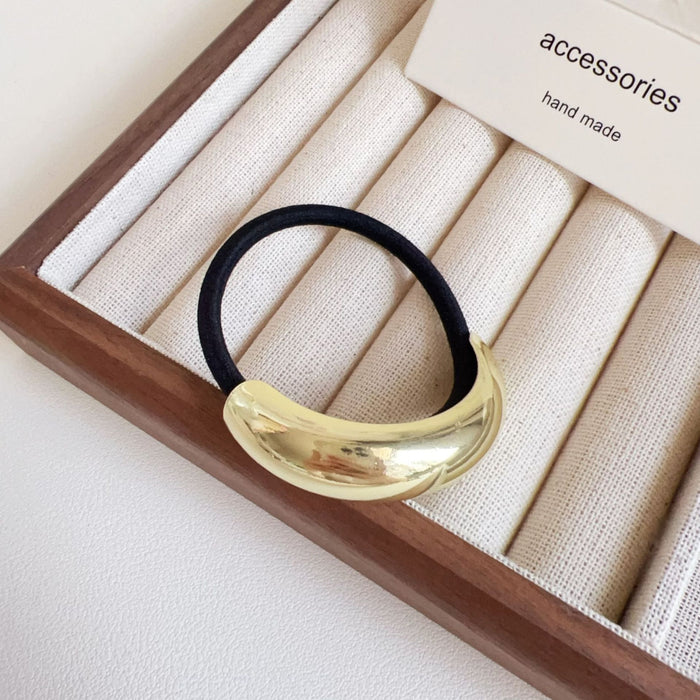 Wholesale Metal Cross Golden Head Rope Ball Head Rubber Hair Ring Hair Rope