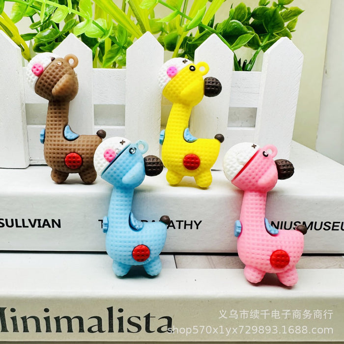 Wholesale Creative keychain pendant handmade DIY soft rubber