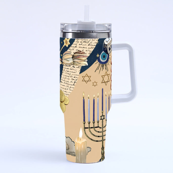 Wholesale 40oz Hanukkah Stainless Steel Thermos Cup