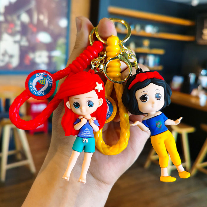 Wholesale PVC Cartoon Three-dimensional Keychain JDC-KC-TingM310