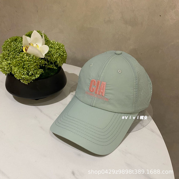 Wholesale Casual thin embroidered letter baseball cap street fashion big head circumference duck tongue cap wholesale