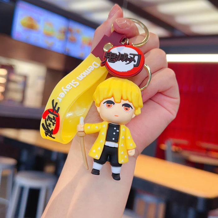 Wholesale Cute PVC cartoon anime keychain