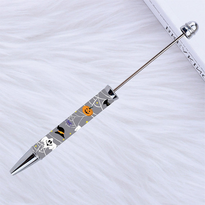 Wholesale Halloween Plastic Beaded Ballpoint Pen JDC-PN-GanCai007