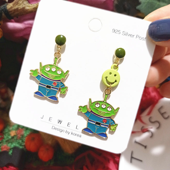 Wholesale Cartoon Alloy Cute Earrings JDC-ES-Xingj041