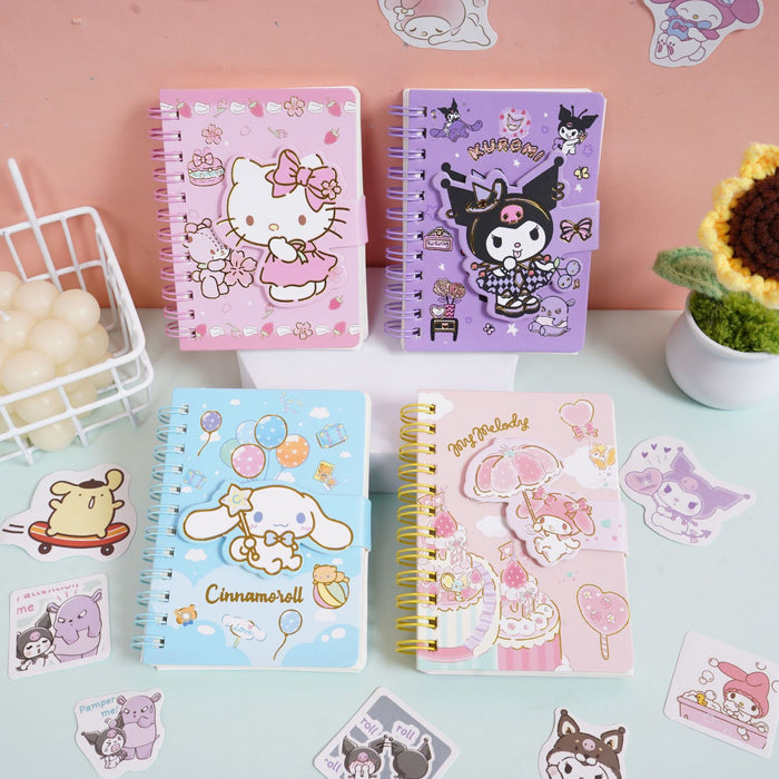 Wholesale Cute cartoon spiral notebook with dividers for students.