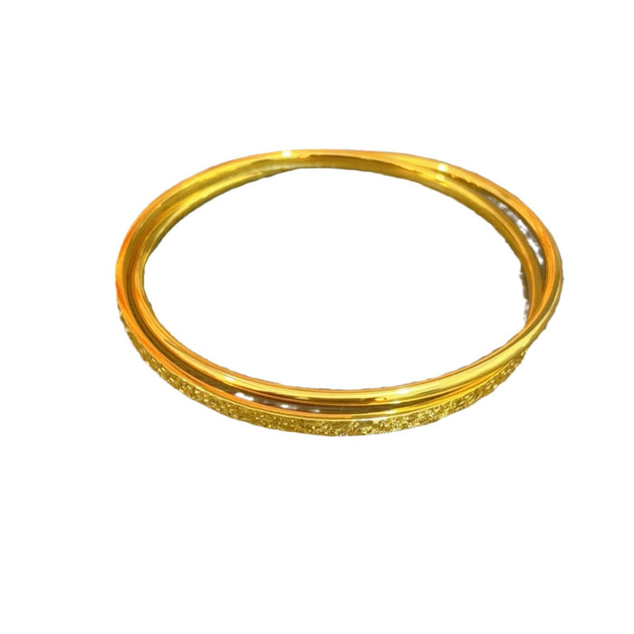 Wholesale Versatile Double Ring Bracelet Double Ring Bracelet Imitation Gold Bracelet