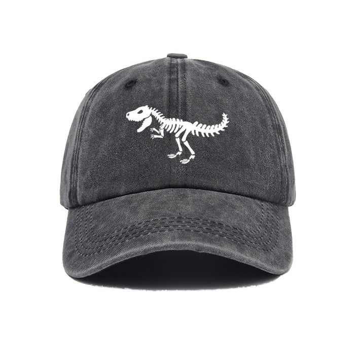 Wholesale New printed baseball cap washed fashionable cotton hat casual duckbill cap