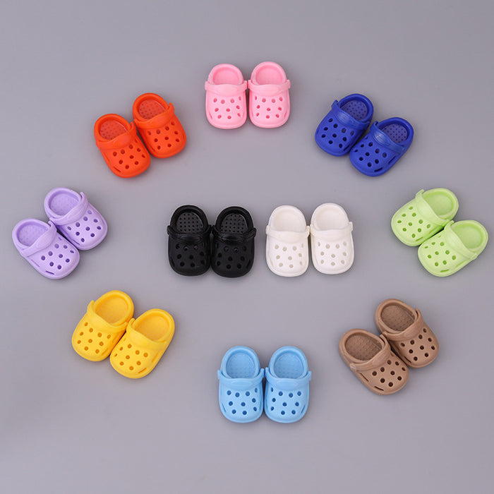 Wholesale Hole shoes 10cm 15cm cotton doll accessories toys