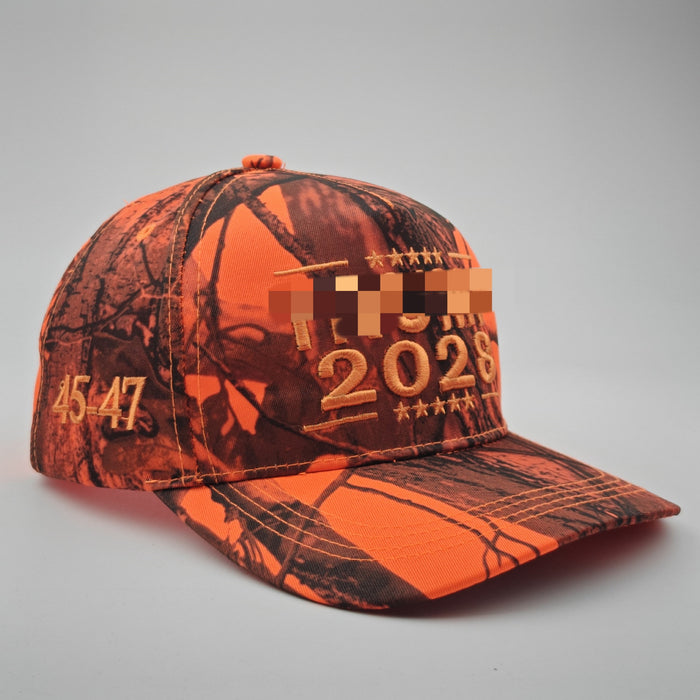 Wholesale Embroidered baseball five piece hardtop colored camouflage sunshade baseball cap