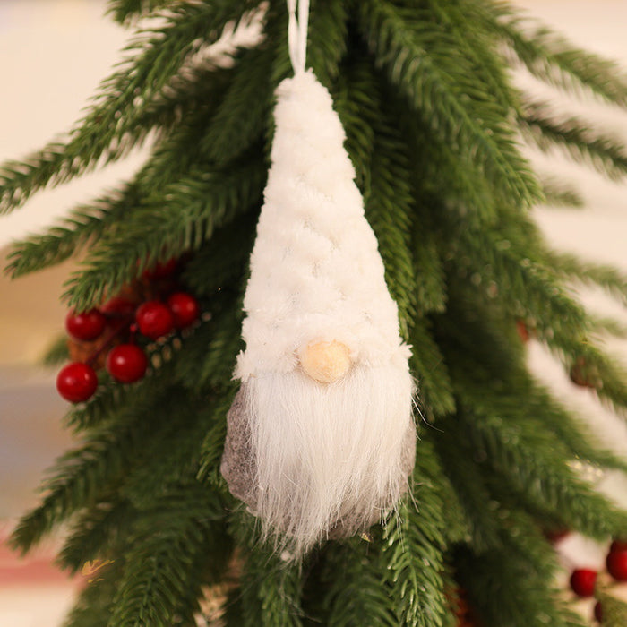 Wholesale Christmas Decorations Christmas Knitted Small Pendant Christmas Tree Faceless Old Man Doll Pendant Small Hanging