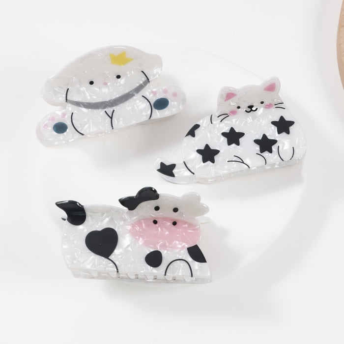Wholesale Cute Cat and Puppy Hair Clip Accessories Pet Pattern Headwear Clip Hair Clip