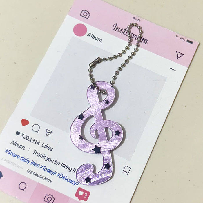 Wholesale Musical Note Cartoon Star Keychain