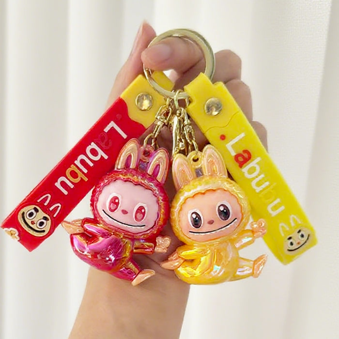 Wholesale Electroplated Keychain Cartoon Silicone Figurine