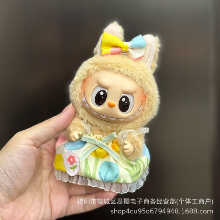 Wholesale 17cm Plush Doll Pendant Sitting Dress Replacement Set