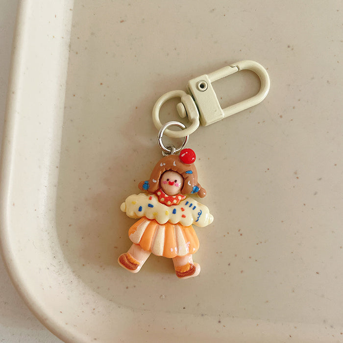 Wholesale Keychain pendant, student cartoon backpack hanging accessory