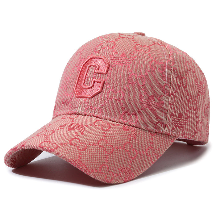 Wholesale Baseball cap with sun protection and embroidery, fashionable and versatile outdoor duckbill cap