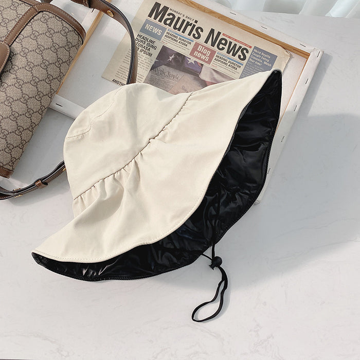 Wholesale UV resistant sun hat for women in summer, with a large brim and sun protection hat for outdoor fishermen